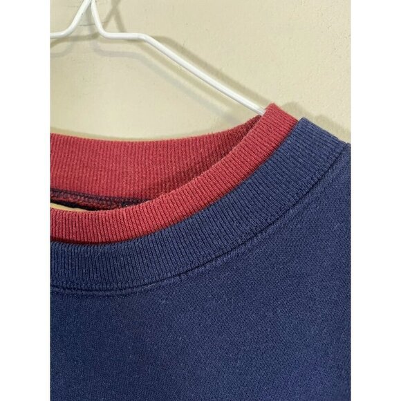 MC Sportswear Sweatshirt M Blue Grandma Festive Holiday Vintage 80s Retro - Picture 6 of 11